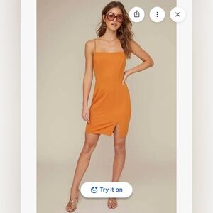 Astr the label Blake Orange Mini Dress